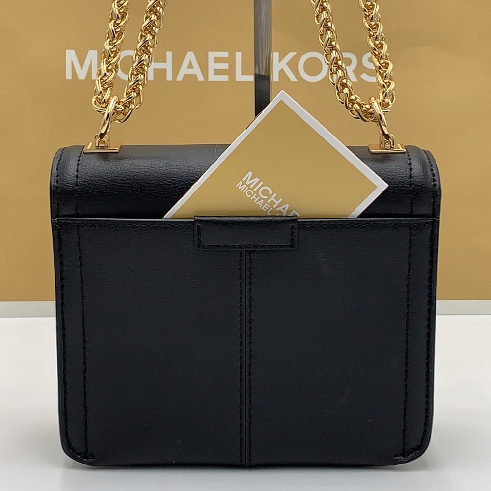 MICHAEL KORS SONIA SMALL SHOULDER XBODY BLACK COLOR - Picture 4 of 16